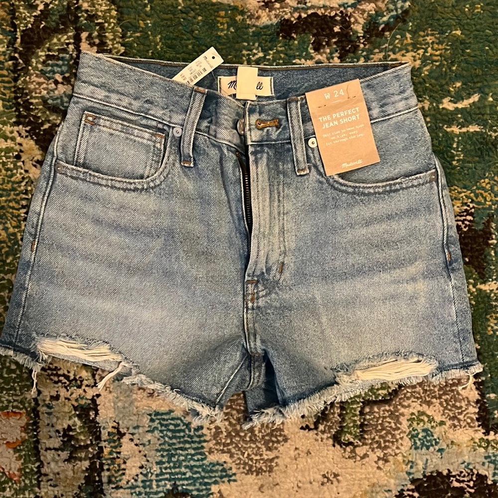 The Perfect Jean Short - Madewell S 24